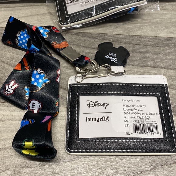 Loungefly Disney Sensational Six Lanyard With Cardholder - Picture 3 of 6